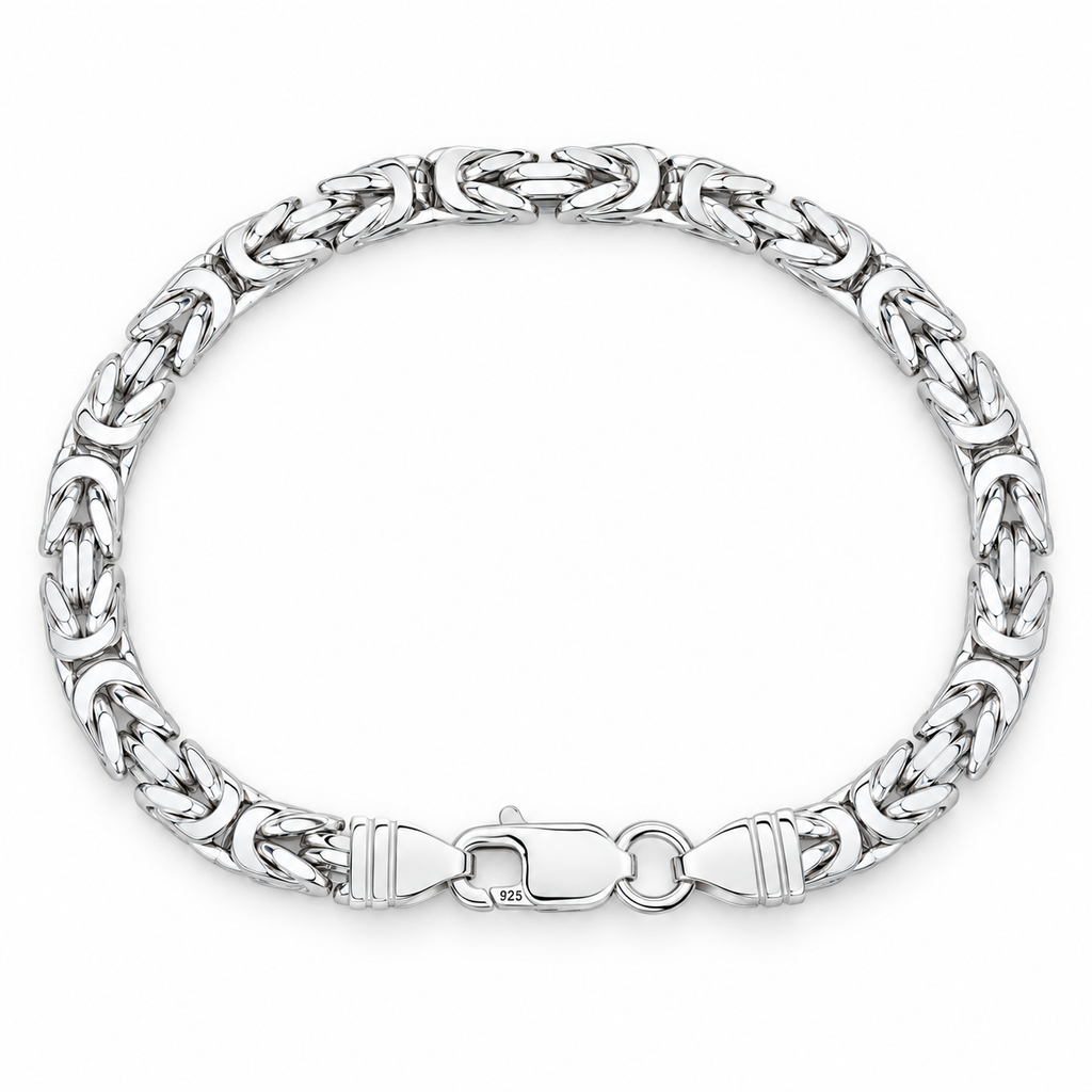 Königsarmband 925 Silber 4,34 mm