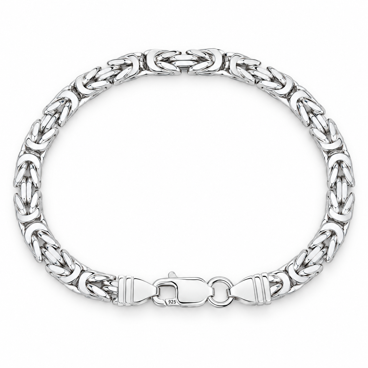 Königsarmband 925 Silber 4,34 mm
